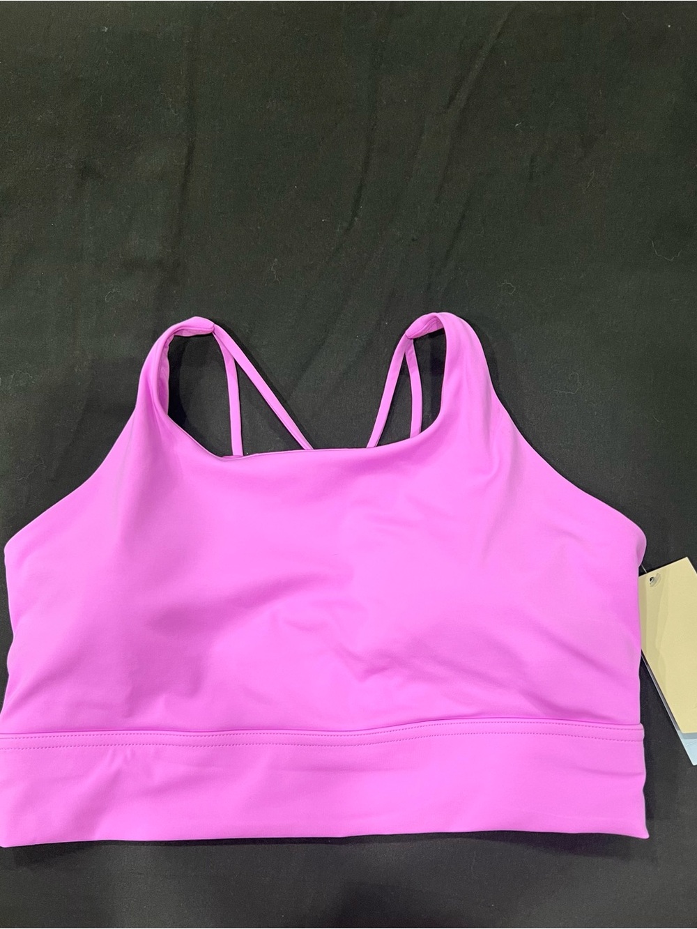 Avia Purple-Pink Strappy Sports Bra
